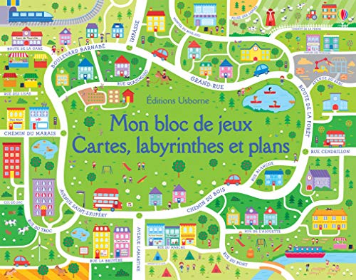 Mon bloc de jeux Cartes, labyrinthes et plans by Collectif