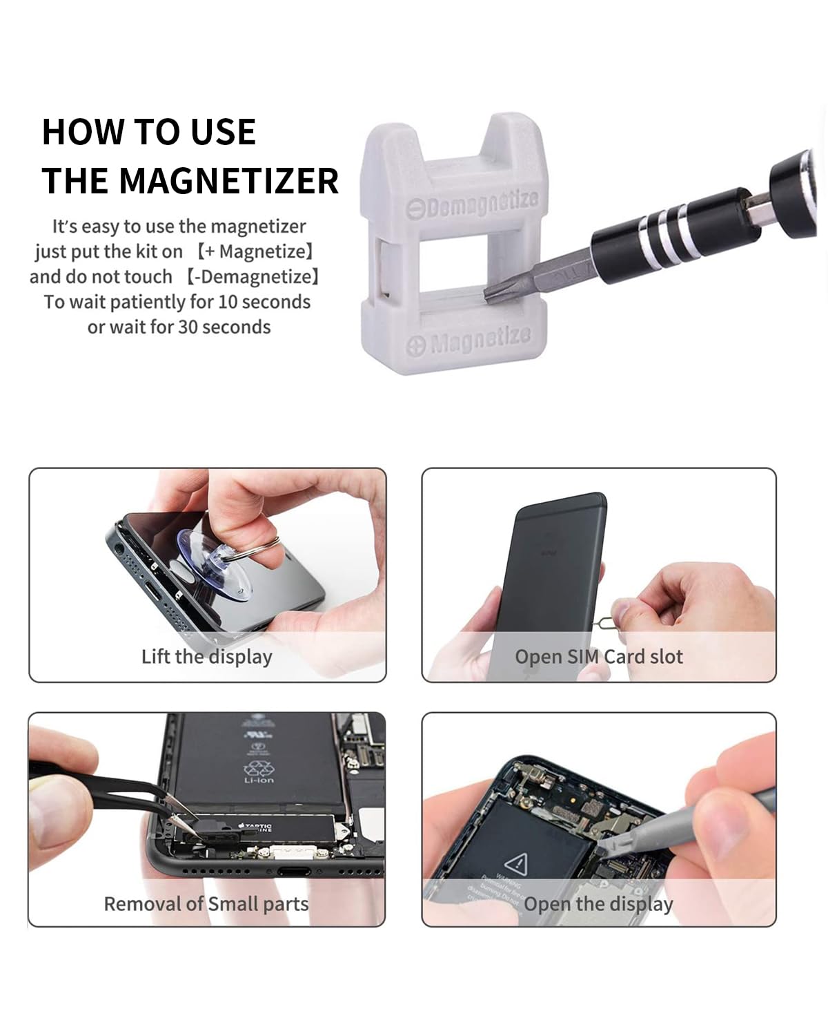 SHOWPIN 122 in 1 Precision Computer Screwdriver Kit, Laptop Screwdriver Sets with 101 Magnetic Drill Bits, Computer Accessories, Electronics Tool Kit Compatible for Tablet, PC, iPhone, PS4 Repair
