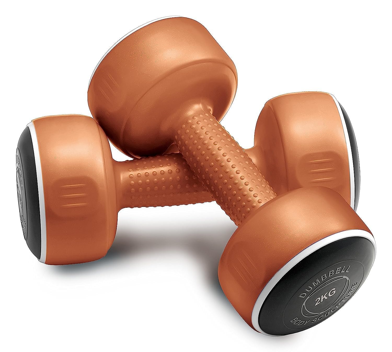 Body Sculpture SMART DUMBELLS, Bronze, 2 x 2 KG (4KG PAIR)