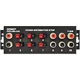 Banana Jack and Power Pole 10 Outlet DC Power Distribution Strip Box