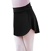 Avrigirl Girls Kids Pull on Ballet Skirts Elastic Short Mini Dance Skirt