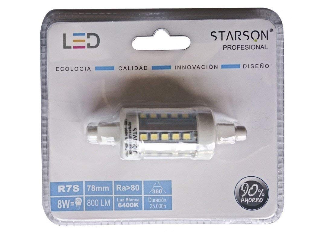 Electrodiese. 110732 – Linear LED Light Lamp 78 mm 8 W 800 lm 6400 K Starson