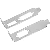 AHIER Low Profile / Half Height Bracket for VGA + DVI ATI Nvidia Video Graphics Card