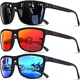 AWGSEE Polarized Sunglasses for Men, UV Protection Lightweight Sun Glasses for Driving Fishing Golf