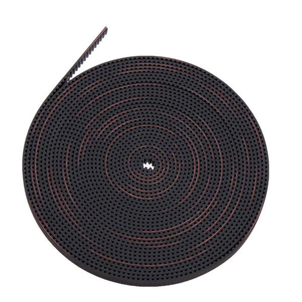 LKK-KK Printer Parts Computer Accessories, 2GT-6mm 5M Rubber Opening Timing Belt S2M GT2 Belt for 3D