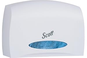 Kimberly-Clark Scott Jumbo Roll (JRT) Coreless Toilet Paper Dispenser (09603), White 14.25" x 9.75" x 6.00"