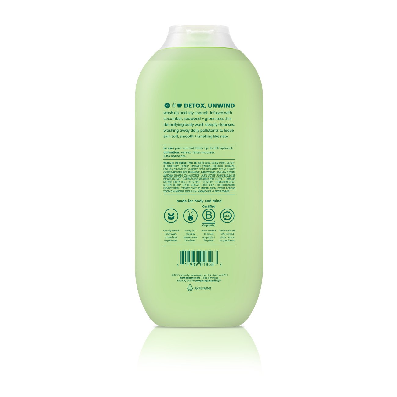 Method Body Wash, Deep Detox, 18 Fl Oz: Prime Pantry
