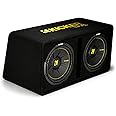 Kicker 44DCWC122 Dual CompC 12" Subwoofers in Vented Enclosure 2-Ohm