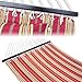 ZENY Hammock Quilted Fabric Hmmock with Pillow, Double Hammock with Wood Spreader Bar Heavy Duty,Outdoor,Garden Hammock, Camping Hammock