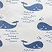 Mziart Reusable Insulated Lunch Bag Tote Soft Cooler Carry Bag for Travel and Picnic (Cute Whale)