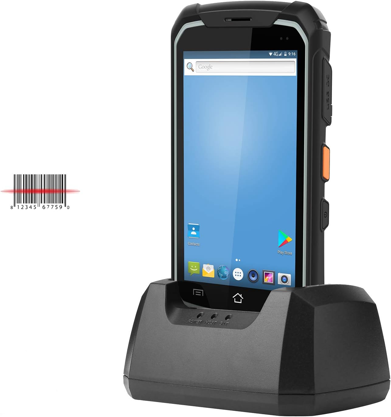 HENCODES BQ-911 Android Handheld Terminal 4G WiFi Bluetooth GPS 8.0M Camera 1D Honeywell Barcodes Scanner for Amazon Warehouse/Supermarket/Retails Stock Inventory
