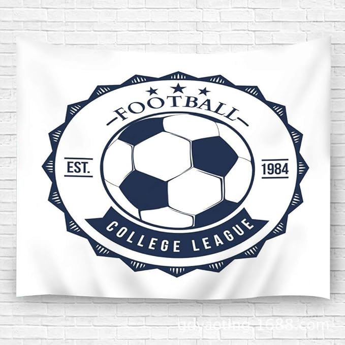 EU Tapices para Colgar en la Pared Fútbol Insignia de fútbol Elemento
