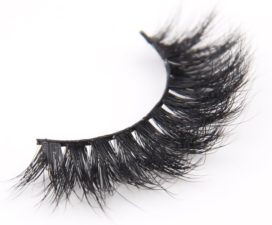 Arimika Handmade 3D False Eyelashes-Thick Long Dramatic Look,Reusable with Sturdy Flexible Band,Cruelty Free