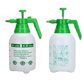 MRPAPA 2 Pack Garden Pressure Sprayer, 1/2 Gallon Handheld Sprayer | Translucent Spray Bottle with Adjustable for Houseplant Watering, Lawn Care, Household Cleaning &amp; Patio Maintenance