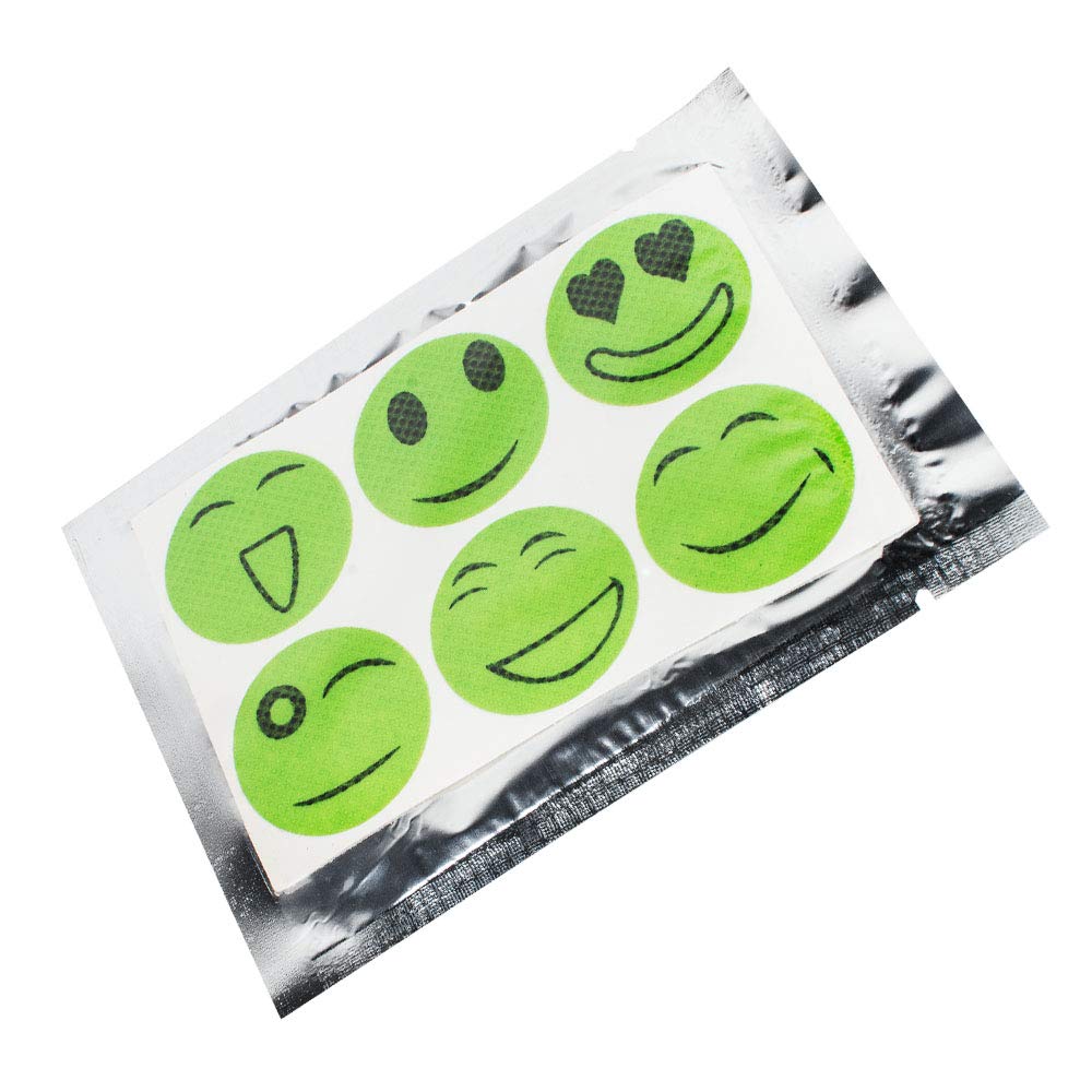 CARESHINE Insektenschutz Sticker Mückenschutz Moskito-Aufkleber Anti-Moskito-Patches Insect Pest Mosquito Stickers 10 Beutel 60pcs