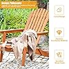 Giantex-Adirondack-Chair-Wooden-and-Foldable-Outdoor-Lounger-Chair-in-Adult-SizePerfect-for-Patio-Garden-Deck-Natural-Burlywood-Finish-34X28X3551 Giantex Adirondack Chair Wooden and Foldable Outdoor Lounger Chair in Adult-Size,Perfect for Patio Garden Deck, Natural…