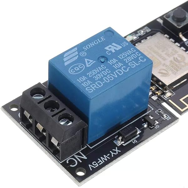 MADONG Interruptor WiFi Remoto del rel de Control de Dispositivos de Control Inteligente ModuleIoF inalmbrica for el hogar Inteligente DC 12V 24V 36V DC6V