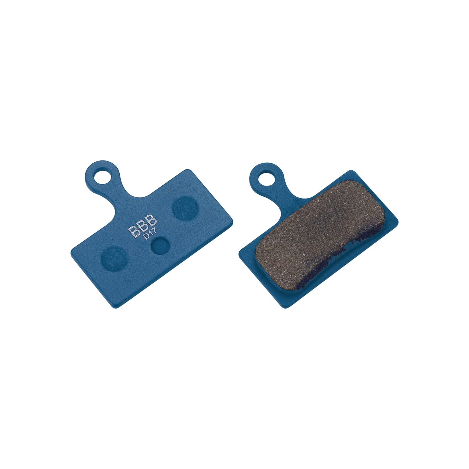 BBB Cycling DiscStop, 1x Pair of Blue Bike Disc Brake Pad, High-Performance, Made for Shimano, Easy Installation, BBS-56T
