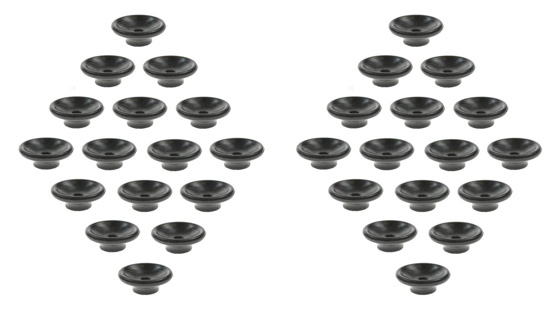 BITS4REASONS 32 x MAYPOLE NEW MODEL MP995B PLASTIC TRAILER COVER TIE DOWN BUTTON HOOK CLEATS