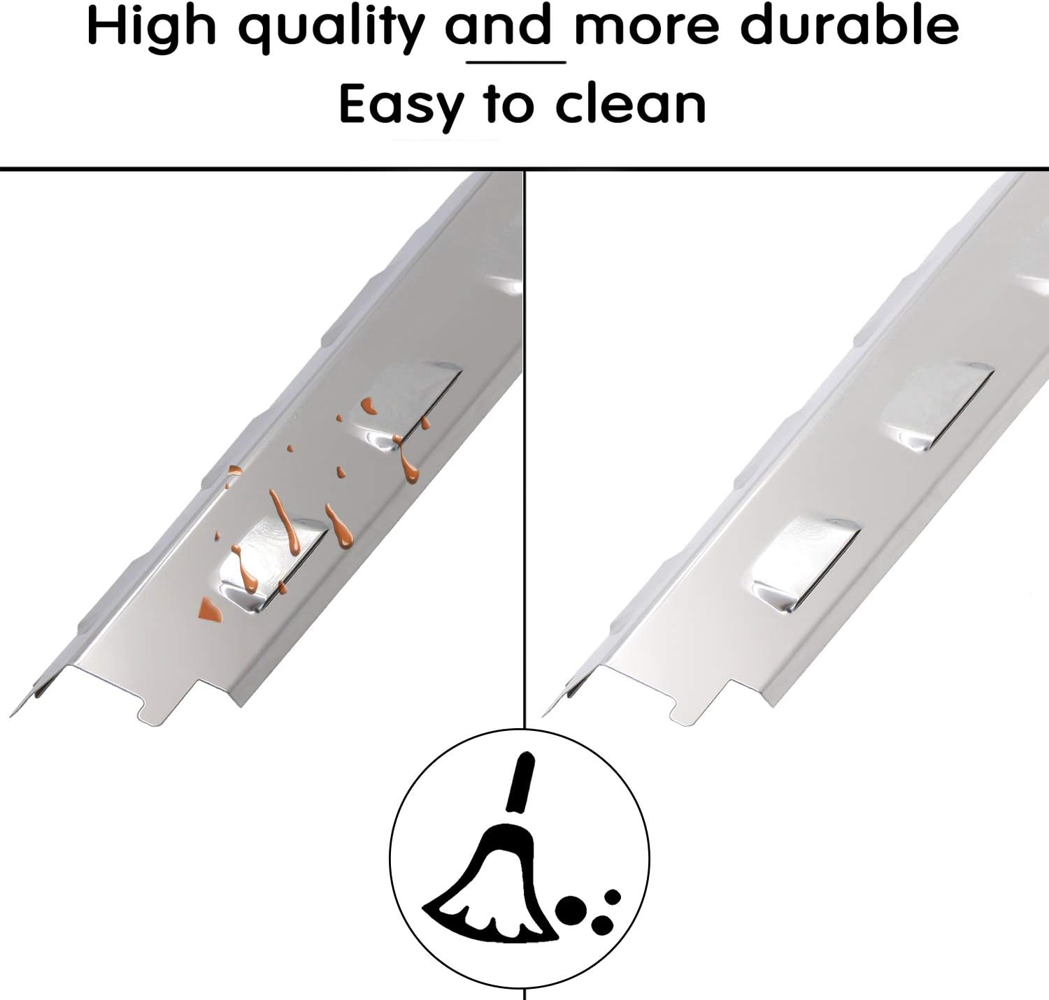 GFTIME 37CM Heat Plate for Charbroil Kenmore, Nexgrill, Thermos, Master Forge, Uniflame 750, Savor Pro - Image 5