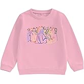 Princess Girls Sweatshirts Magical Long Sleeve Shirt Toddler Holiday Vacation Crewneck Pullover