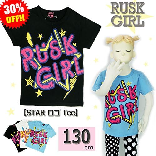 Amazon ノーブランド品 ネオン管 星ロゴ半袖tシャツ 130cm White Tシャツ カットソー 通販