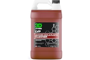 3D LVP Interior Cleaner - Removes Dirt, Grime, Grease, Oil & Stains from Leather, Vinyl & Plastic - Great for Seats, Steering