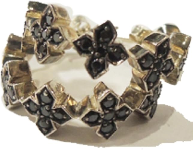 Amazon キングベイビー King Baby Queen Baby クロス イヤリング ピアス Qbcz ブラックスピネル 並行輸入品 ピアス 通販