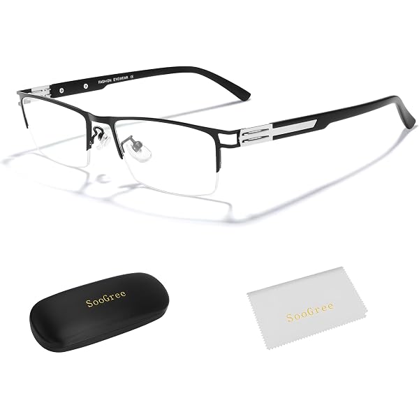 Anti-Blue Reading Glasses – Sapphire High Hardness Progressive Lenses For Far & Near Use