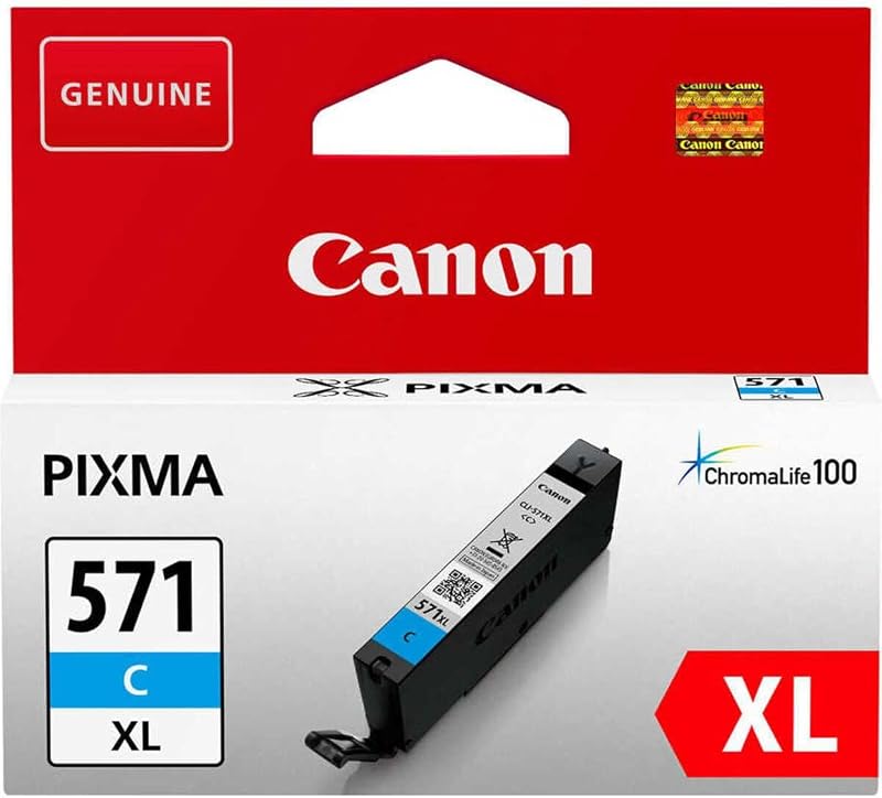 Canon CLI-571CXL Cyan High Capacity Ink Cartridge 0332C001 PIXMA MG