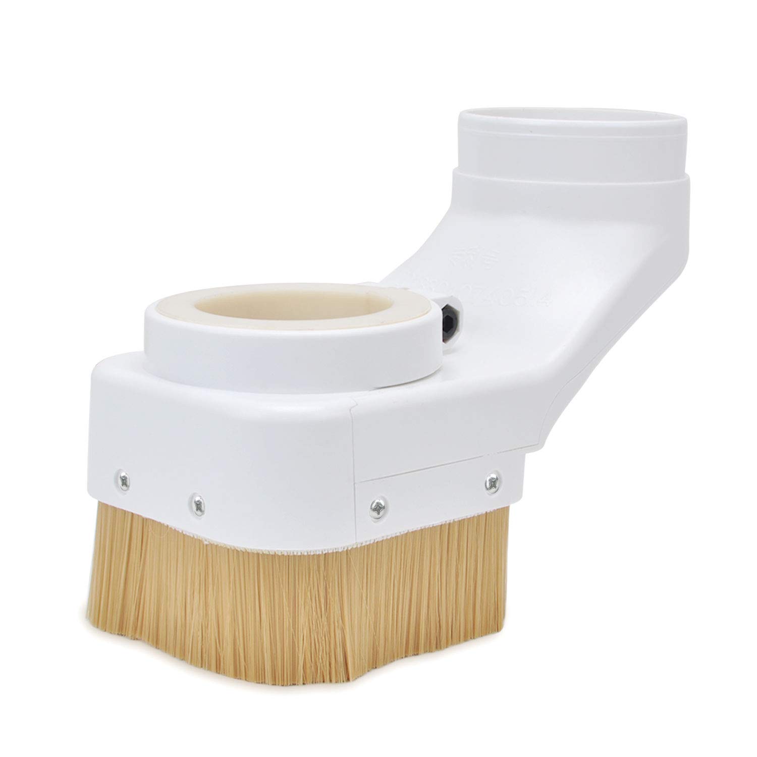 Daedalus NL330 CNC Dust Shoe, Spindle Dust Shoe Cover Cleaner for CNC Router 75 mm Spindle Motor Milling Machine Engraving Tool, White