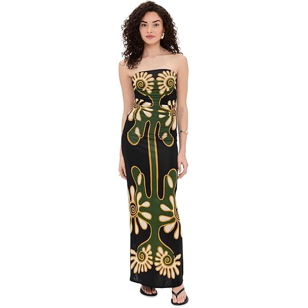 Cala de la Cruz Women's Paloma Dress, Romanrosa, XL at Amazon Women's Clothing store Cala de la Cruz Women's Paloma Dress, Romanrosa, XL at Amazon Women's Clothing store