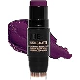 Nudestix Nudies Blush Stick – 3-in-1 Cream Blush for Cheeks, Eyes & Lips with Built-In Brush | Soft Matte Finish for a Natural Flush