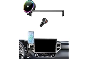 MioBanbo Qi2.2 25W Magnetic Car Mount Charger for Toyota Tundra 2022-2026/Sequoia 2023-2026 Accessories, for Fast Charging Ce