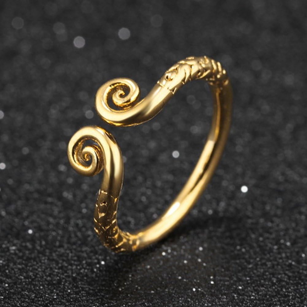 Amazon Idolco アクセサリー メンズ リング 指輪 ゴールド 孫悟空 シンプル ファション 結婚指輪 かっこいい 男性用指輪 金 18k コーティング フリーサイズ メンズ リング リング 通販