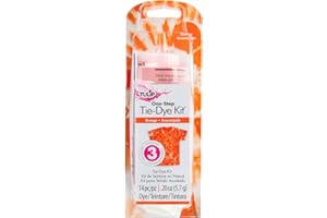 Tulip One-Step Tie-Dye Kit, Vibrant Colors for Fabric 4 fl oz, Orange