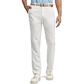 Willit Men's Linen Pants Casual Linen Dress Pants Beach Summer Lightweight Trousers 28" 30" 32"