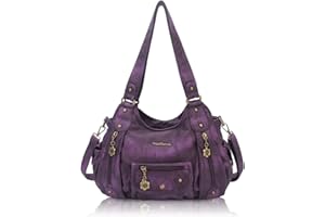 Angel Barcelo Womens Purses and Handbags PU Leather Shoulder Bag Fashion Hobo Bags for Girls