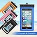 Waterproof Case, TETHYS Universal Protective Waterproof Bag [Ultrapouch] for Smartphone iPhone 6S 6, iPhone 5S 5C 5 4S, Galaxy S6, S6 Edge S5 [Black] Fit Up to 5.3 inch Diagonal