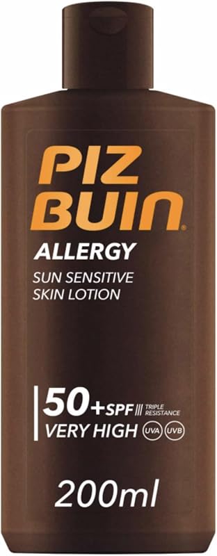 Allergy Sun Sensitive Skin Lotion FPS 50, Protector Solar, 200 ml