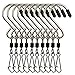 NICO SEE WONDER 10pcs Swivel S Hooks Clips, Hanging Wind Spinners for Chimes Crystal Twisters, Windsocks and Any Plants, Party Supply, 3 Inch
