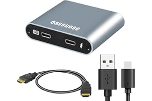 OASSUOSE AR/XR Glasses Conversion Adapter,Connects to iPhone 14 & Earlier Models via Lightning to HDMI Adapter,Charge While Playing,Compatible with Nintendo Switch, Playstation 4Slim/5 and Xbox Series X/S.