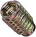 E-Z LOK Knife Threaded Insert for Soft Wood, Zinc Hex-Flush Thread Inserts 5/16-18 Internal Threads, 0.984