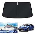 KUST Custom Fit Windshield Sun Shade for 2021-2025 KIA K5/2020-2025 Hyundai Sonata (NOT for 2016-2020 Kia Optima) Sunshade Window Sun Visor Protector Foldable Blocks UV Rays Keep Your Car Cooler