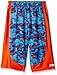 STX Boys' Athletic Short, TQ47-Navy/Orange Print, 10/12