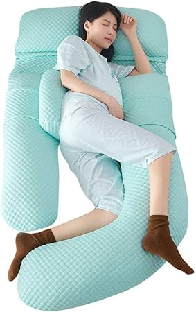 Yahao Large U Shaped Body Pillow Maternity Contoured Body Pillow