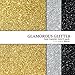 Glamorous Glitter Heat-Transfer Vinyl Multi-Pack 3 Sheets Gold, Silver, and Black 10