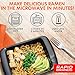 Top Ramen Rapid Cooker | Microwave Ramen in 3 Minutes | Perfect for Dorm, Small Kitchen, or Office | Dishwasher-Safe, Microwaveable, BPA-Free (2 pack)