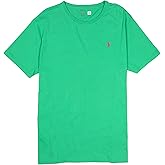 POLO RALPH LAUREN Men's Classic Fit Crew Neck Jersey Cotton T-Shirt (Cabo Green, X-Large, XL)