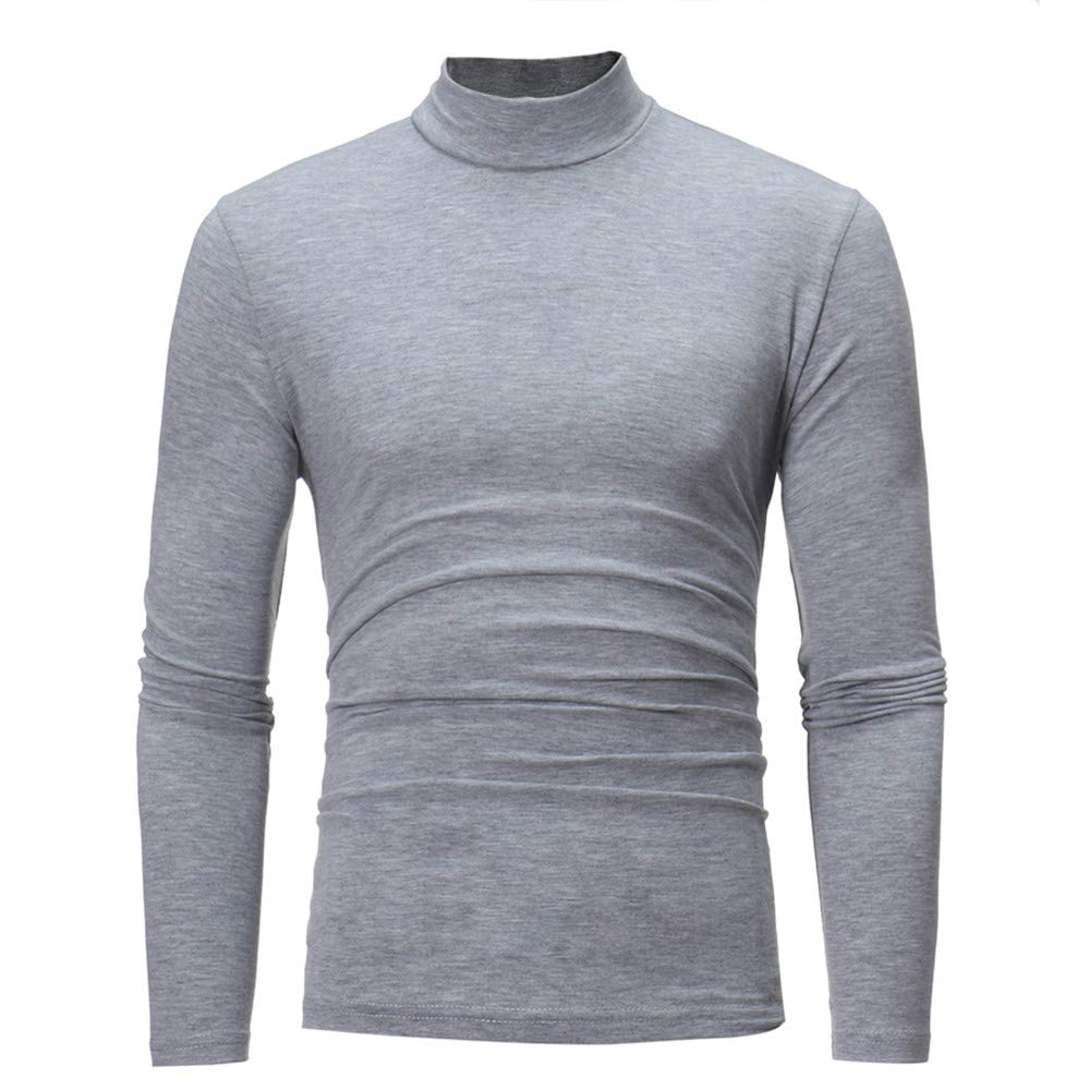 Buy SALEBLOUSE Mens Roll Necks Polo Neck Tops Exclusively Plain Winter